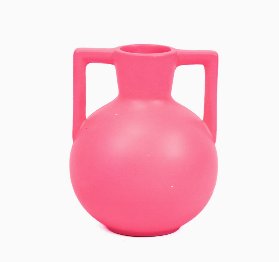 Kettlebell Vase  (Neonpink)